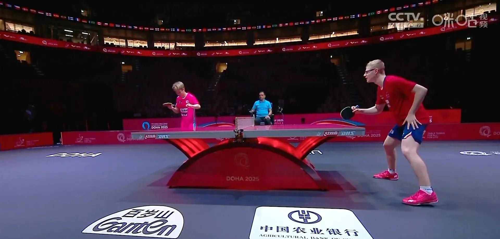 韩国乒乓球队力克中国乒乓球队，波尔送出助攻