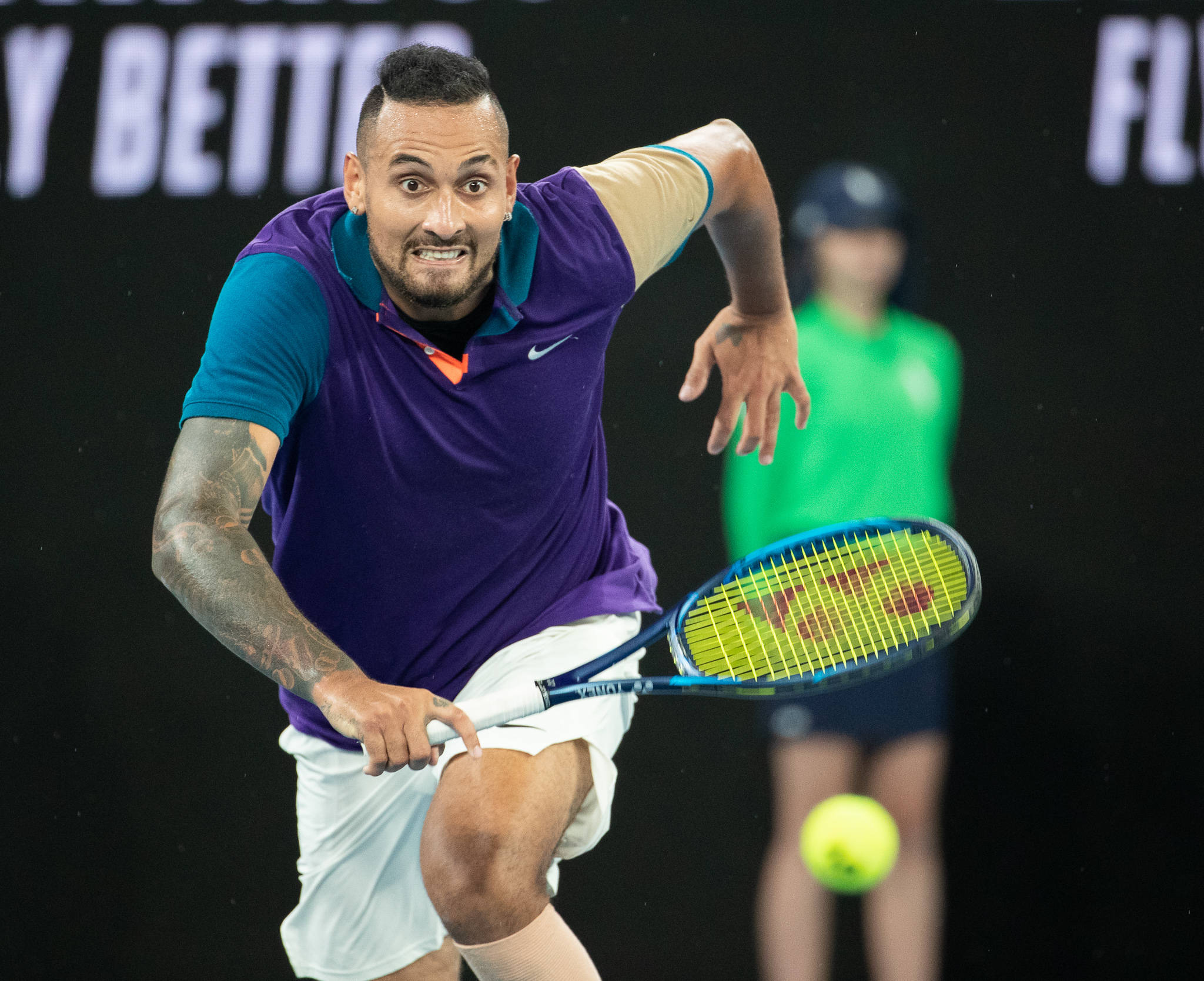 法国网球队力克澳大利亚网球队，克耶高斯高光表现